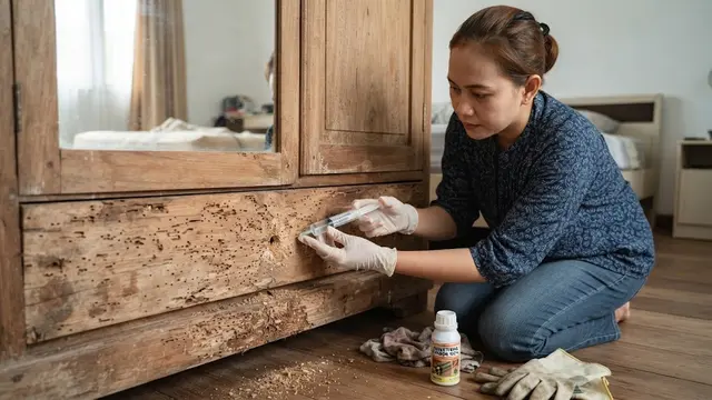 Cara Membasmi Kutu Kayu yang Bersarang di Lemari