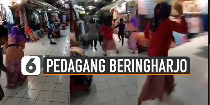 VIDEO: Viral, Pedagang Beringharjo Hibur Diri di Tengah Sepi