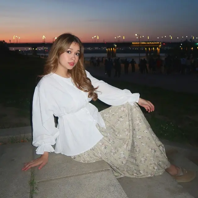 8 Potret Rebecca Klopper Liburan di Korea, Sambangi Lokasi Syuting K-Drama