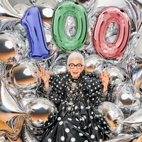 Iris Apfel. Foto: Instagram @iris.apfel.