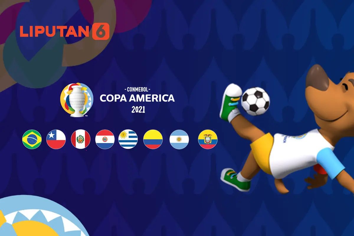 infografis banner Jadwal Copa America 2021 Fase Final