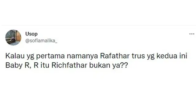 7 Tebakan Netizen Soal Nama Baby R, Anak Kedua Raffi Ahmad dan Nagita Slavina