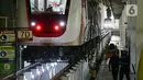LRT Jakarta telah beroperasi sejak 2019 lalu. (Liputan6.com/Faizal Fanani)