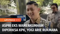 KPK memeriksa asisten pribadi mantan Wamenkumham Yogi Arie Rukmana dan satu saksi lainnya, dalam kasus dugaan suap dan gratifikasi dengan tersangka Mantan Wakil Menteri hukum dan HAM, Edward Omar Sharif Hiariej.