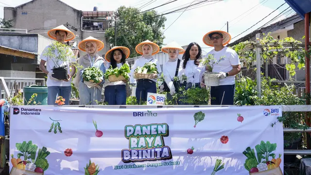 BRI Peduli Rayakan Hari Pangan Sedunia lewat Panen Raya BRInita di Bandung