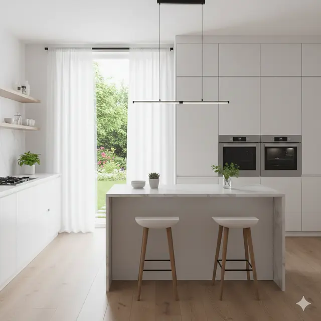 Model Gorden Dapur Minimalis Modern (Foto: Gemini AI)