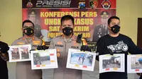 Polres Sidoarjo menangkap pelajar pelaku pengeroyokan. (Dian Kurniawan/Liputan6.com)