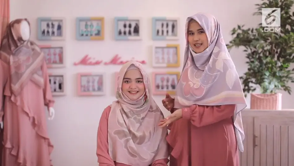 Berikut tutorial hijab yang stylish dan menutup dada yang dapat digunakan saat lebaran dari Dian Marina.