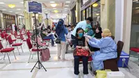 Badan Intelijen Negara (BIN) Daerah Istimewa Yogyakarta (DIY) mengambil langkah mitigasi dengan menggencarkan kegiatan vaksinasi dosis booster. (Istimewa)
