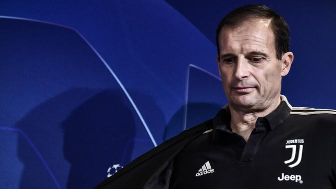 Massimiliano Allegri meninggalkan Juventus, setahun sebelum kontraknya berakhir. (AFP/Marco Bertorello)
