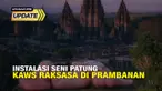 Karya seni kontemporer “KAWS:Holiday dihadirkan di lapangan Candi Brahmana pada 19-31 Agustus 2023. Pengunjung tujuan wisata Candi Prambanan dapat melihat dari dekat dan berfoto di depan karya seni kontemporer tersebut.