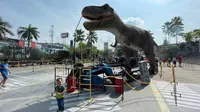 Wahana Dino Land di Plaza Medan Fair (Reza Efendi/Liputan6.com)