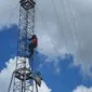 Mobile BTS 4G XL Axiata di Kawasan IKN Nusantara, Kalimantan Timur, Kamis (8/6/2023). (Liputan6.com/ Agustin Setyo Wardani).