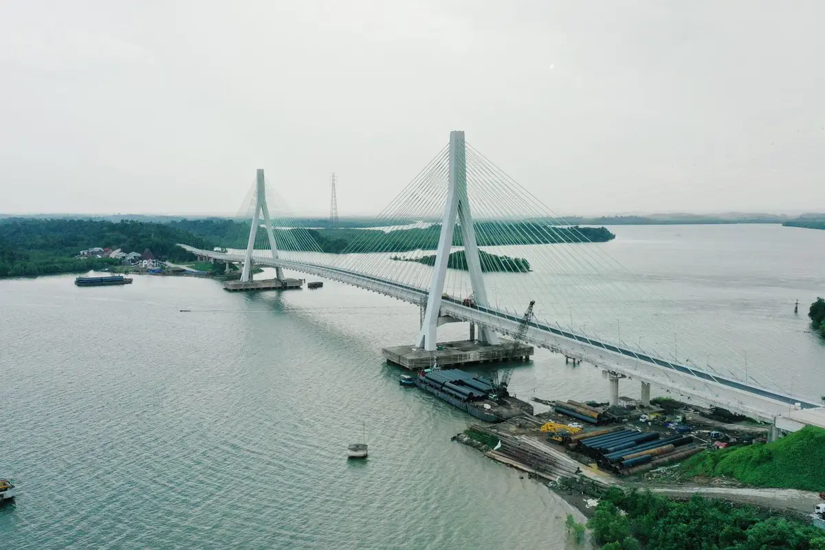 Jembatan Pulau Balang, akses Jalan Tol IKN yang tersambung dengan Tol Balikpapan-Samarinda (Balsam)
