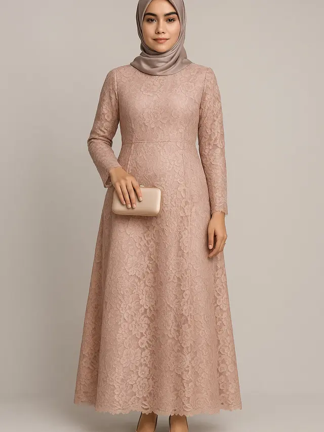 Gamis Motif untuk Tampil Mewah dan Elegan (Foto: ChatGPT)