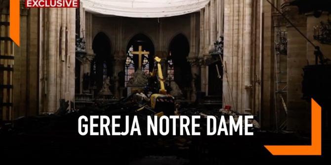 VIDEO: Sebulan Setelah Terbakar, Begini Kondisi Notre Dame Paris