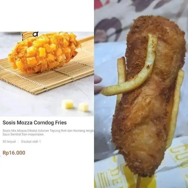 8 Potret Makanan Tak Sesuai Harapan saat Pesan Online Ini Bikin Senyum Miris