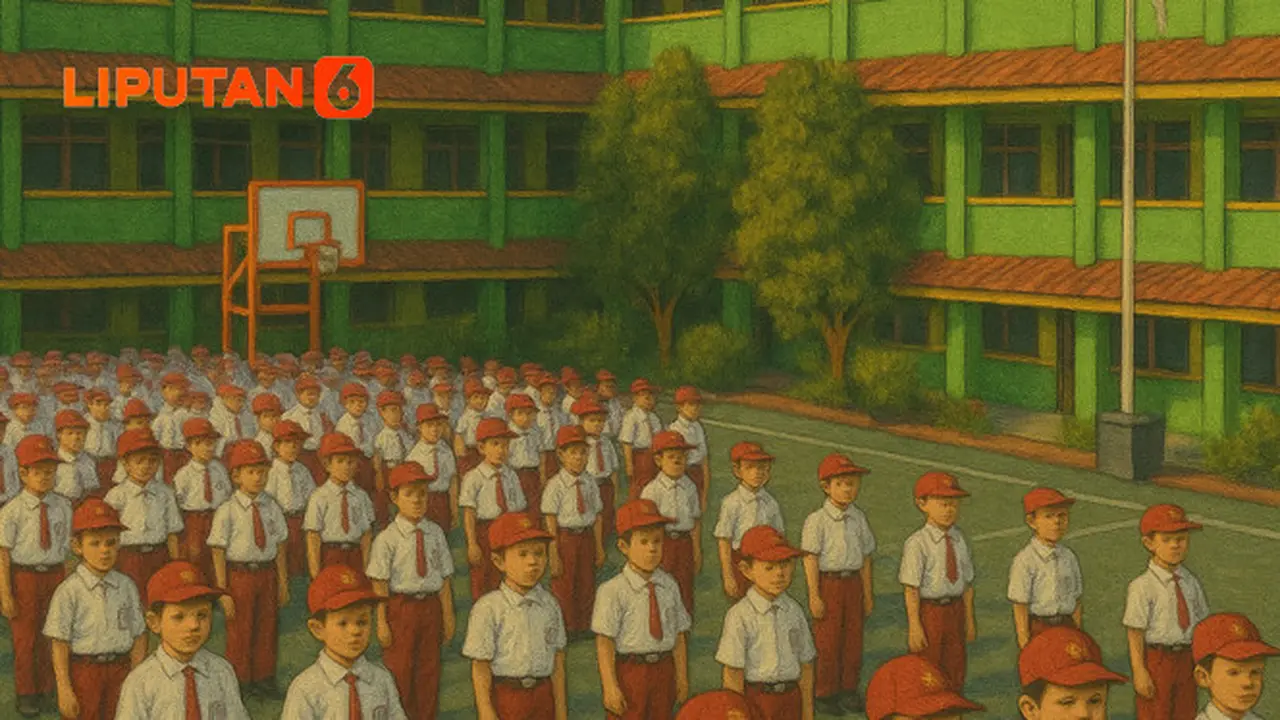 Banner Infografis 64 Sekolah Rakyat Tahap I Beroperasi Juli 2025.