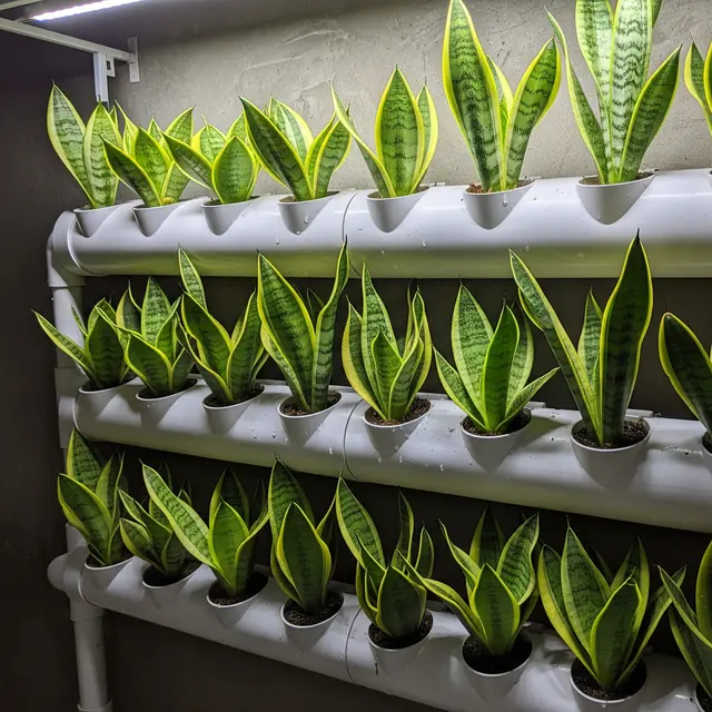 Tanaman Paling Tahan Panas untuk Kebun Vertikal PVC (Image by Gemini AI)