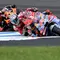 Pembalap&nbsp;Gresini Racing, Marc Marquez (nomor 93), finis di urutan kedua sprint race MotoGP Australia 2024 di Sirkuit Philip Island, Sabtu (19/10/2024) siang WIB. (AFP/Paul CROCK)