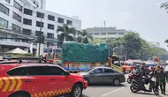 Kondisi Gedung Bapenda DKI Setelah Kebakaran Padam