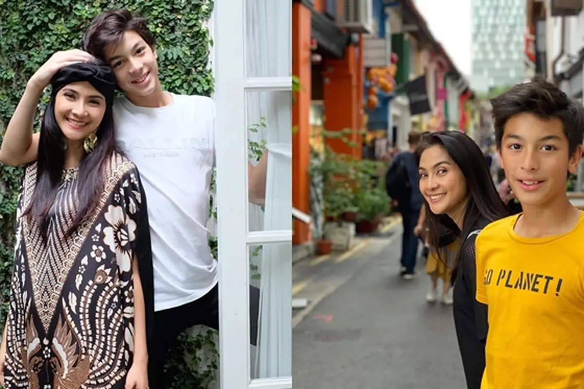 Bak Kakak Beradik, Ini 7 Potret Kebersamaan Maudy Koesnaedi dan Putranya