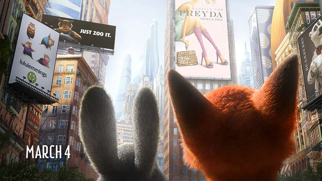Begini Suasana Kota dan Birokrasi Hewan Menyusui di Zootopia