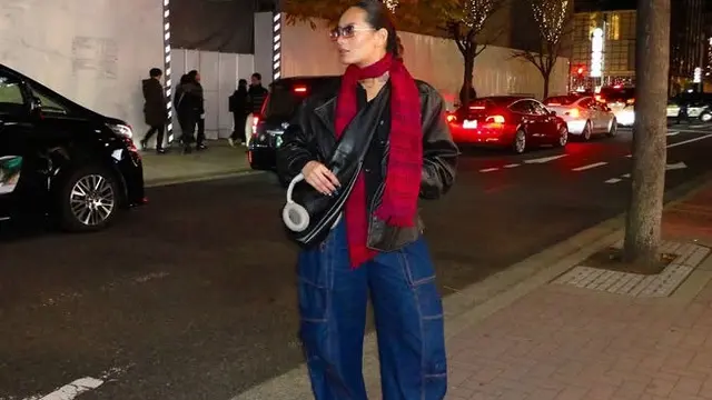 Zahwa Massaid saat Liburan Akhir Tahun ke Jepang. [@zahwamassaid]