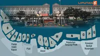 Banner Infografis Habis Segel Terbitlah IMB Pulau Reklamasi Teluk Jakarta. (Liputan6.com/Triyasni)