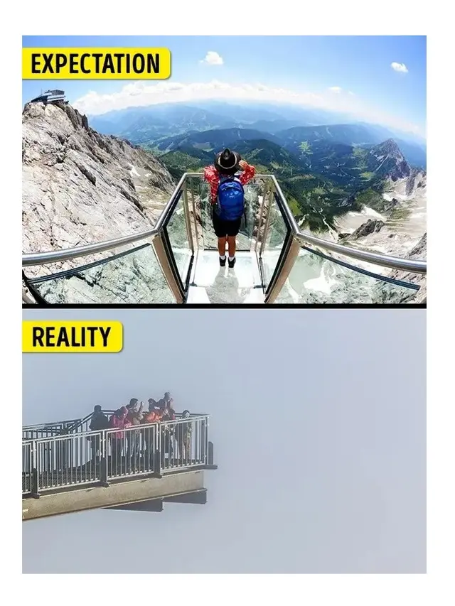 10 Potret Ekspektasi vs Realita Tempat Wisata Ini Jauh dari Bayangan, Gagal Healing