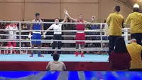 Petinju Indonesia, Kornelis Langu lolos ke final SEA Games 2019 cabor tinju. (Dok. PB Pertina)