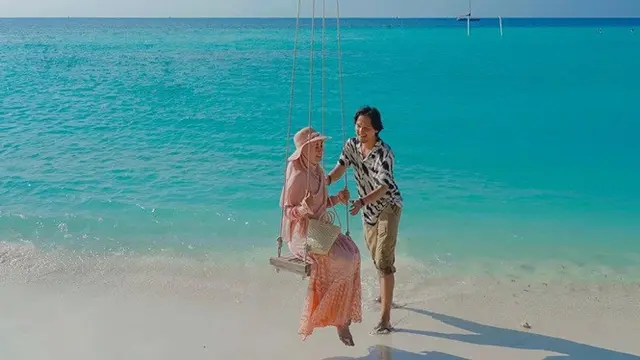 7 Potret Liburan Anisa Rahma dan Suami di Maldives, Curi Perhatian