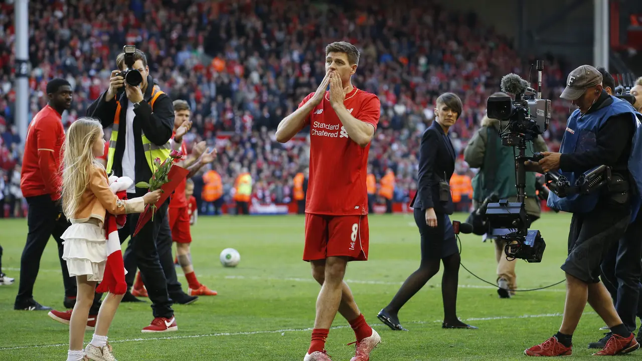 Perpisahan Steven Gerrard di Anfield (Reuters)