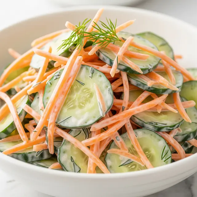 Resep Salad Timun Jepang dan Wortel (Image by Gemini AI)
