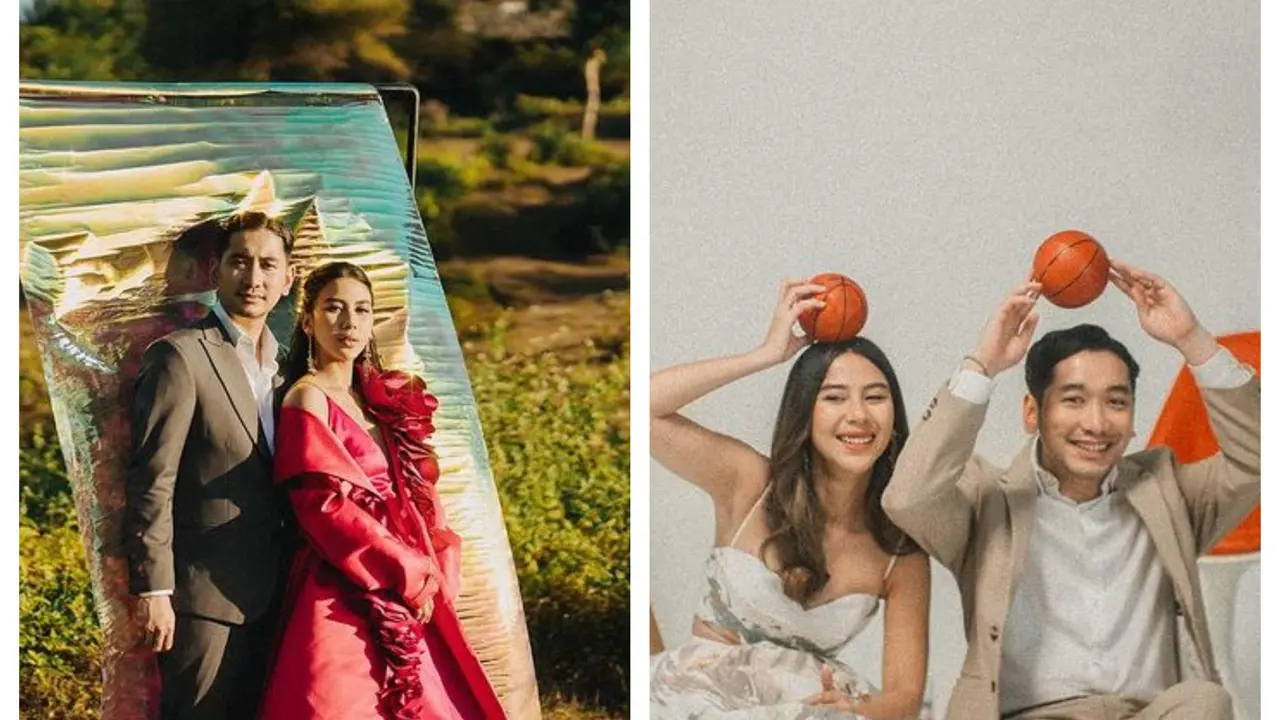 6 Potret Prewedding Adinda Thomas dan Raka Akmal, Klasik dan Romantis
