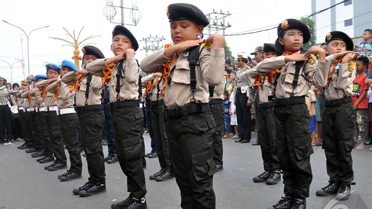 Polisi Cilik Jadi Pembuka Karnaval Budaya Lubuklinggau