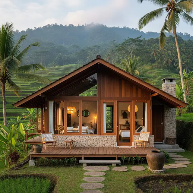 Desain Rumah Sederhana Tapi Mewah di Kampung