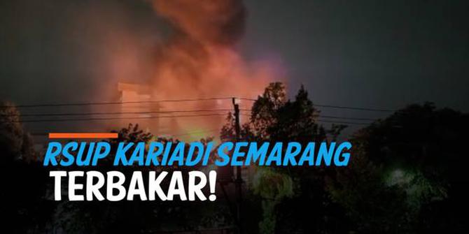 VIDEO: Detik-Detik Rumah Sakit Dokter Kariadi Semarang Terbakar