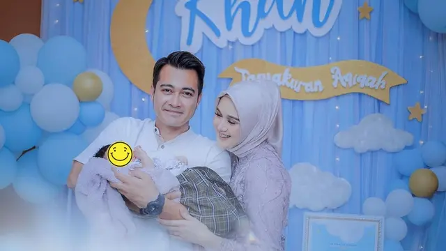Momen Eza Gionino dan Istri Gelar Aqiqah Untuk Anak Kedua. (Sumber: Instagram/ezagio dan Instagram/ma_coritha)