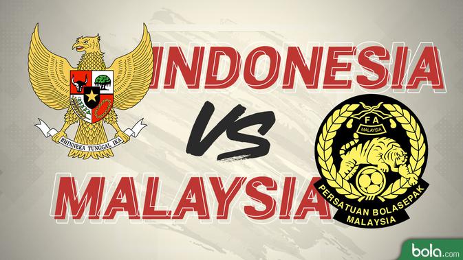 Timnas Indonesia vs Timnas Malaysia. (Bola.com/Dody Iryawan)