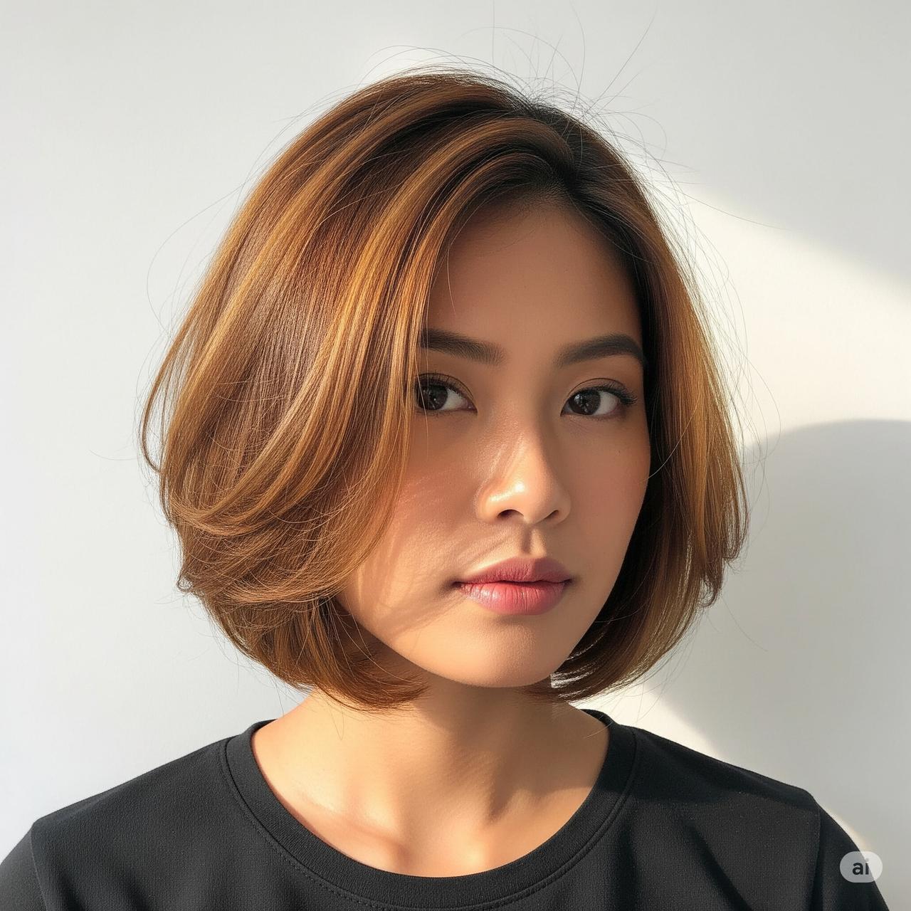 7 Model Rambut Pendek Golden Brown yang Trendy dan Stylish