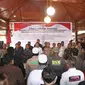 Deklarasi damai yang digelar oleh Organisasi Kemasyarakatan Adat Minahasa dan Organisasi Keagamaan Islam di Kota Bitung, Sulut, Selasa 28 November 2023.