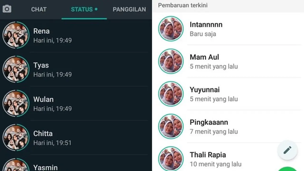 6 Status WhatsApp Circle Pertemanan Ini Jadi Tanda Kekompakan, Satu Visi