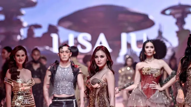 Mahalini di Runway Jakarta Fashion Week 2026 tampil stunning. [Dok. Jakarta Fashion Week]