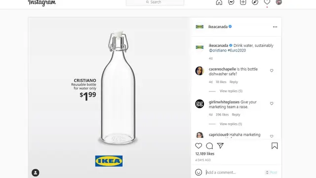 Botol Cristiano Ronaldo