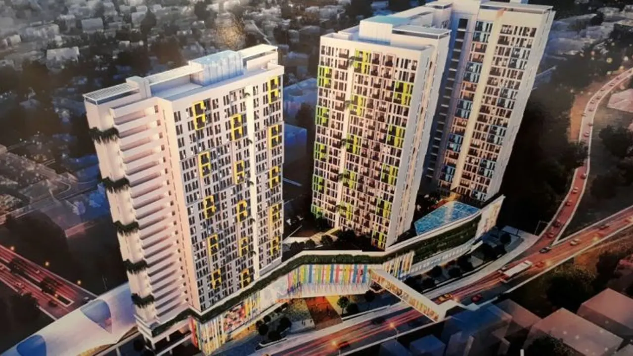 Transit Oriented Development (TOD) Stasiun Tanjung Barat, Jagakarsa, Jakarta Selatan. (Ilyas/Liputan6.com)