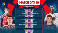 Jadwal dan Live Streaming Liga Spanyol 2022/2023 Matchday 10 di Vidio, 19-21 Oktober 2022