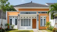 7 Gambar Rumah Minimalis Cat Orange, Pancarkan Kesan Hangat dan Ceria