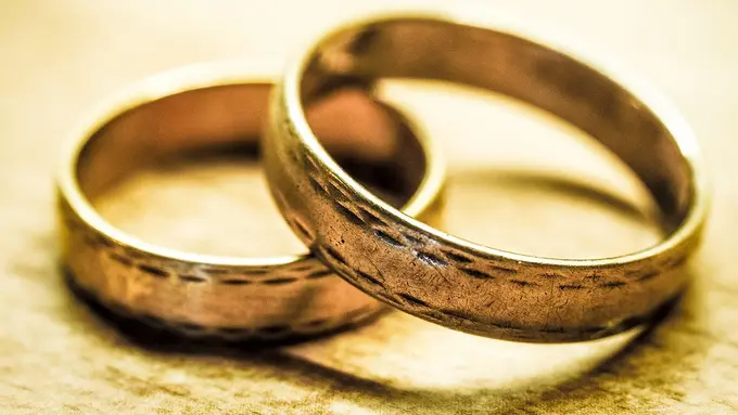 Ilustrasi cincin pernikahan