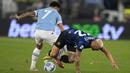 Kemenangan atas Inter ini pun tidak diraih dengan mudah. Sempat tertinggal 0-1 di babak pertama, Lazio bangkit dan mencetak tiga gol di babak kedua. (AP/Alessandra Tarantino)